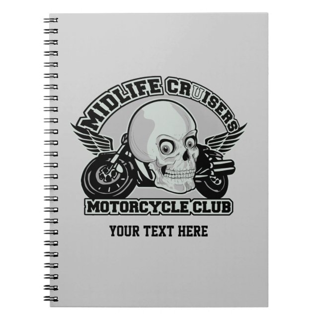 Custom-Notebook Midlife Cruisers MC Notizblock (Vorderseite)