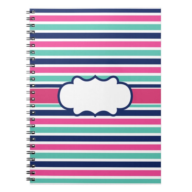 Custom Notebook Personalisiert Name Binder School Notizblock (Vorderseite)