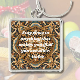 Custom Nowruz Persian New Year Gift Khatam Art Schlüsselanhänger