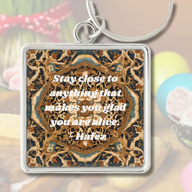 Custom Nowruz Persian New Year Gift Khatam Art Schlüsselanhänger (Custom Nowruz Persian New Year Gift Khatam Art)