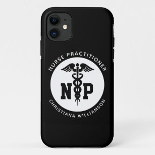 Custom NP Nurse Practitioner Abschluss Caduceus Case-Mate iPhone Hülle