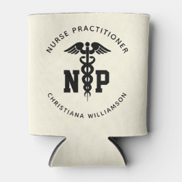 Custom NP Nurse Practitioner Abschluss Caduceus Dosenkühler