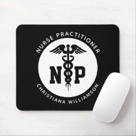 Custom NP Nurse Practitioner Abschluss Caduceus Mousepad