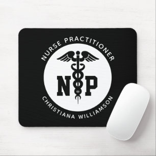 Custom NP Nurse Practitioner Abschluss Caduceus Mousepad