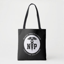 Custom NP Nurse Practitioner Abschluss Caduceus Tasche