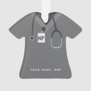 Custom Nurse Practitioner, in dem einfache Scrubs Ornament