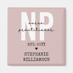 Custom Nurse Practitioner NP Abschluss Geschenk Magnet
