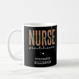 Custom Nurse Practitioner NP cheetah Abschluss Kaffeetasse