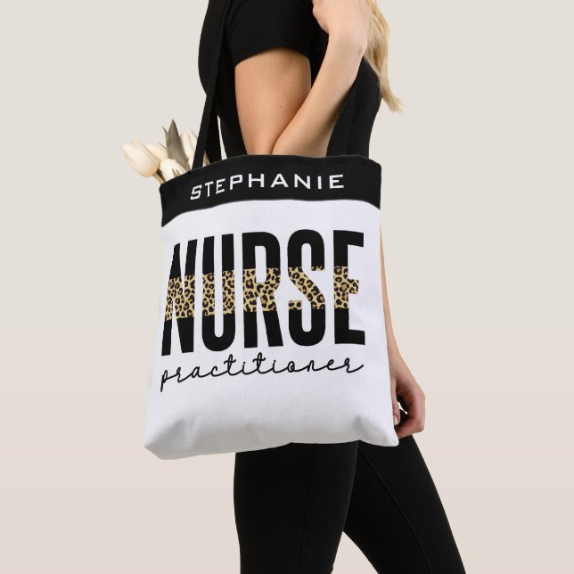 Custom Nurse Practitioner NP cheetah Abschluss Tasche (Von Nahem)