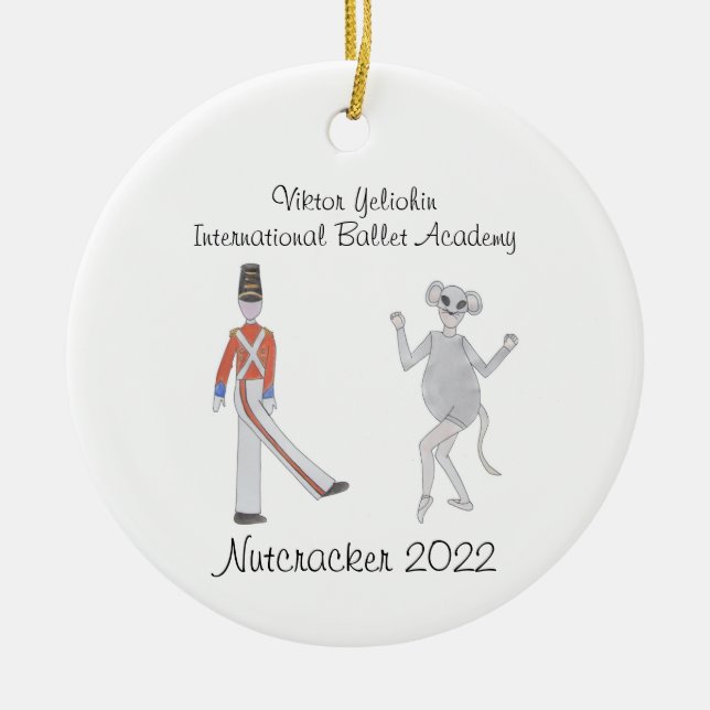 Custom Nutcracker Ornament for Heidi J (Vorne)