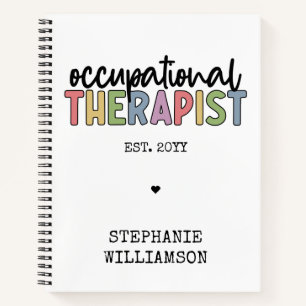 Custom Occupational Therapist OT Geschenke Notizbuch