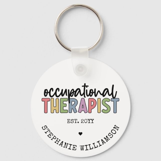Custom Occupational Therapist OT Geschenke Schlüsselanhänger (Vorderseite)