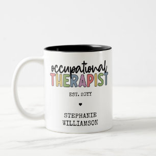 Custom Occupational Therapist OT Geschenke Zweifarbige Tasse