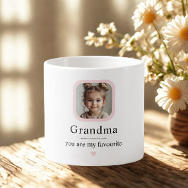 Custom Oma | "Du bist mein Lieblingsgeschenk Espressotasse