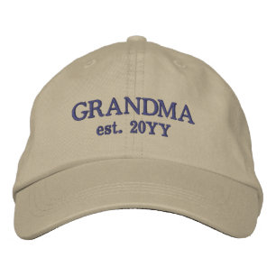 Custom Oma Est. Befördert nach Oma Bestickte Baseballkappe