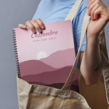 Custom Ombre Mauve Taupe Light Blush Pink Abstrakt