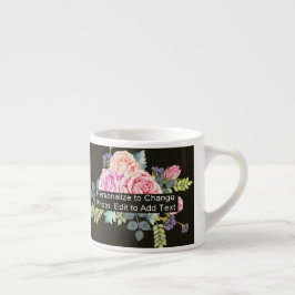 Custom One Foto Artwork Slogan Espressotasse