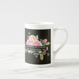 Custom One Foto Artwork Slogan Prozellantasse