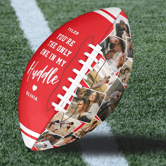 Custom “Only One in My Huddle” 12 Photo Football (Von Creator hochgeladen)