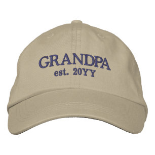 Custom Opa Est. Für Großvater befördert Bestickte Baseballkappe