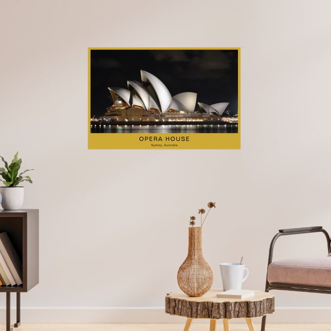 Custom Opera House Poster Personalized Wall Art (Wohnzimmer 3)