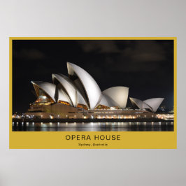 Custom Opera House Poster Personalized Wall Art