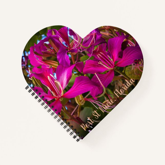 Custom "Orchid Tree" SpiralNotebook Notizbuch (Vorderseite)