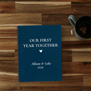 Custom "Our First Year Together" Notizbuch