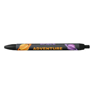 Custom Outer Space Adventure Pen Black Ink Kugelschreiber