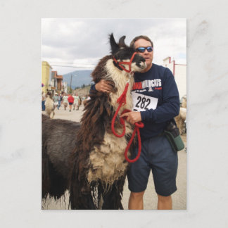Custom Pack Llama Postkarte