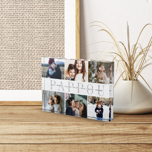 Custom Pappou Grandchildren Fotoblock