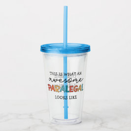 Custom Paralegal Phantastisch Legal Assistant Funn Acryltrinkbecher