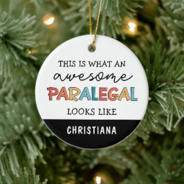 Custom Paralegal Phantastisch Legal Assistant Funn Keramik Ornament