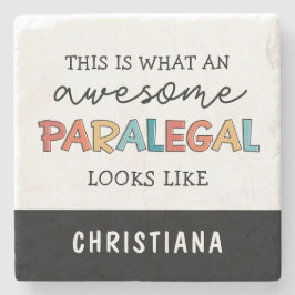 Custom Paralegal Phantastisch Legal Assistant Funn Steinuntersetzer