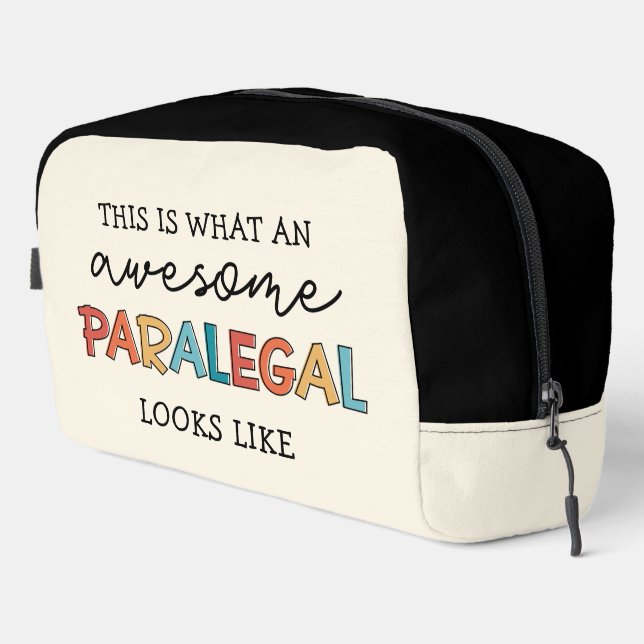 Custom Paralegal Phantastisch Legal Assistant Funn Waschbeutel (Rechte Ecke)