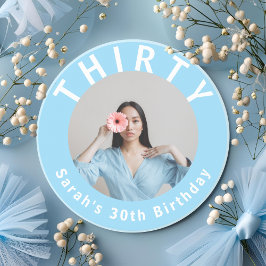 Custom Party Drink Coasters 30. Geburtstag Getränkeuntersetzer