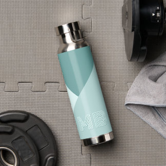 Custom Pastel Seafoam Minze Aquamarin Jade Green Trinkflasche