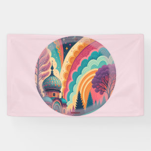 Custom Pastell Fantasy Dome Banner