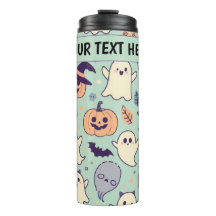 Custom Pastell Halloween Muster Spooky Ghost