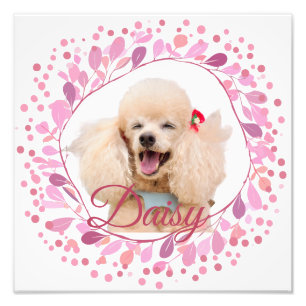 Custom Pastell Pink Foto Poster