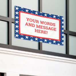 Custom Patriotic Banner