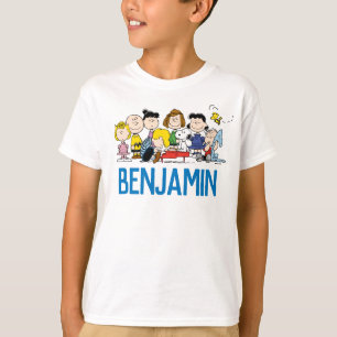 Custom Peanuts   Charlie Brown und Gang Birthday T-Shirt