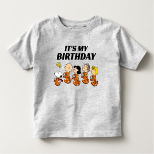 Custom Peanuts   Space Birthday Kleinkind T-shirt