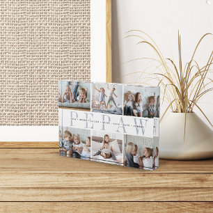 Custom Pepaw Grandchildren Fotoblock