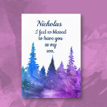 Custom, Personal Happy Birthday son card Karte<br><div class="desc">Schicken Sie ihnen eine so einzigartige Karte wie sie sind!</div>