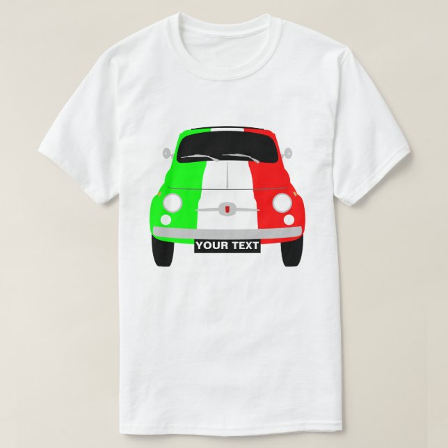 Custom Personalisieren Vintagen Klassiker Italien  T-Shirt (Design vorne)