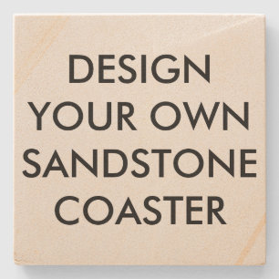 Custom Personalisiert 4" Sandstone Stone Untersetz Steinuntersetzer