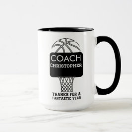Custom Personalisiert Basketball Coach Geschenke Tasse