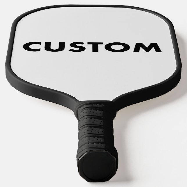 Custom Personalisiert BLACK Handfräsen Carbon Fibe Pickleball Schläger (Ablage )