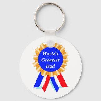 Custom Personalisiert Blue Ribbon Award Schlüssela Schlüsselanhänger